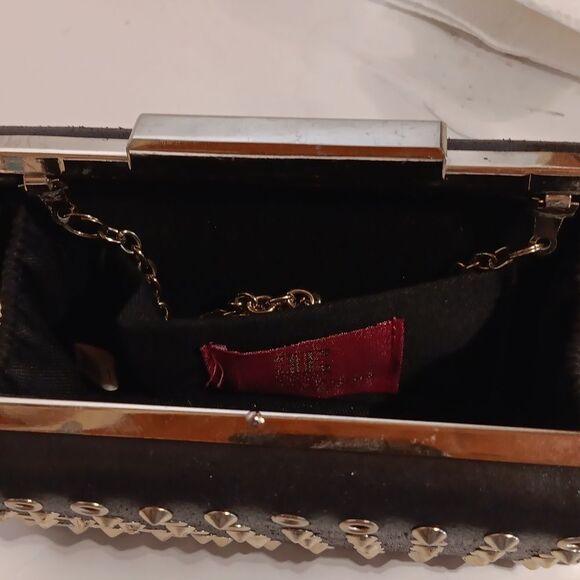Expressions Studded Clutch Bag. Mini Bag. Whimsigoth. Edgy. - Picture 7 of 10
